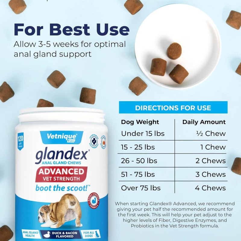 Glandex Anal Gland Soft Chew Treats with Pumpkin for Dogs Digestive Enzymes, Probiotics Fiber Supplement for Dogs Boot The Scoot - Image 48