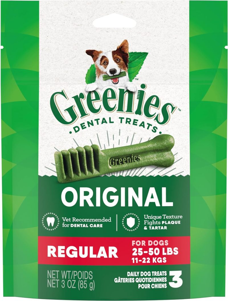 GREENIES Original Regular Natural Dog Dental Chews Oral Health Dog Treats, 36 Count (Pack of 1) - Image 118