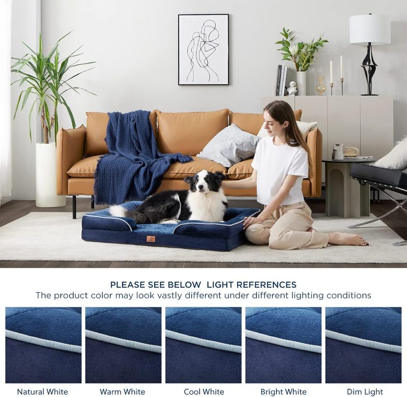 Bedsure Orthopedic Dog Bed for Medium Dogs - Waterproof Dog Sofa Bed Medium, Supportive Foam Pet Couch Bed with Removable - Image 260