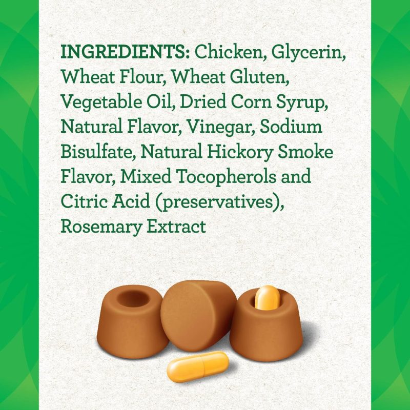 GREENIES PILL POCKETS Capsule Size Natural Dog Treats Chicken Flavor, 15.8 oz. Value Pack (60 Treats) - Image 42