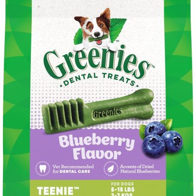 GREENIES Original Regular Natural Dog Dental Chews Oral Health Dog Treats, 36 Count (Pack of 1)