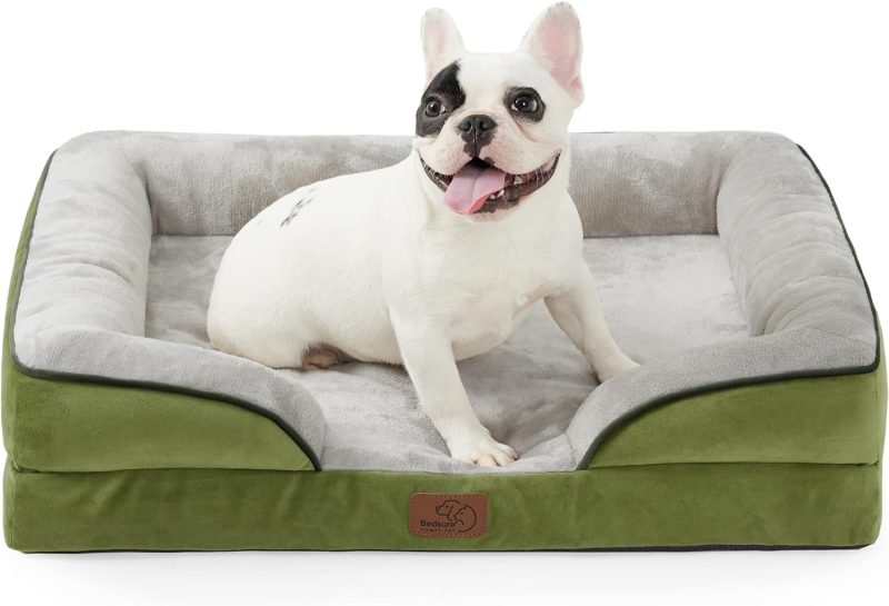 Bedsure Orthopedic Dog Bed for Medium Dogs - Waterproof Dog Sofa Bed Medium, Supportive Foam Pet Couch Bed with Removable - Image 328