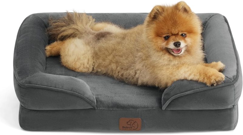 Bedsure Orthopedic Dog Bed for Medium Dogs - Waterproof Dog Sofa Bed Medium, Supportive Foam Pet Couch Bed with Removable - Image 318