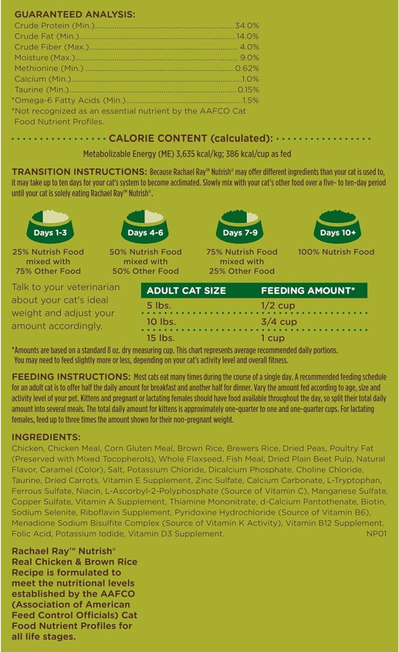 Rachael Ray Nutrish Premium Natural Dry Dog Food, Real Beef, Pea, & Brown Rice Recipe, 40 Pound Bag (Packaging May Vary) - Image 91