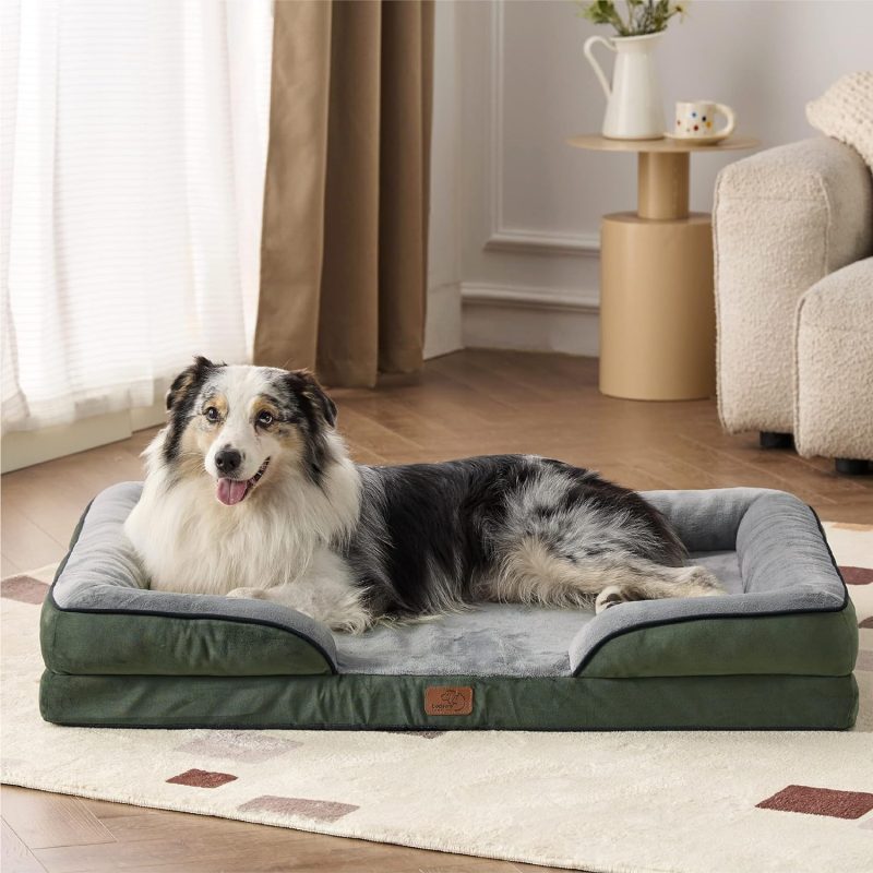 Bedsure Orthopedic Dog Bed for Medium Dogs - Waterproof Dog Sofa Bed Medium, Supportive Foam Pet Couch Bed with Removable - Image 218