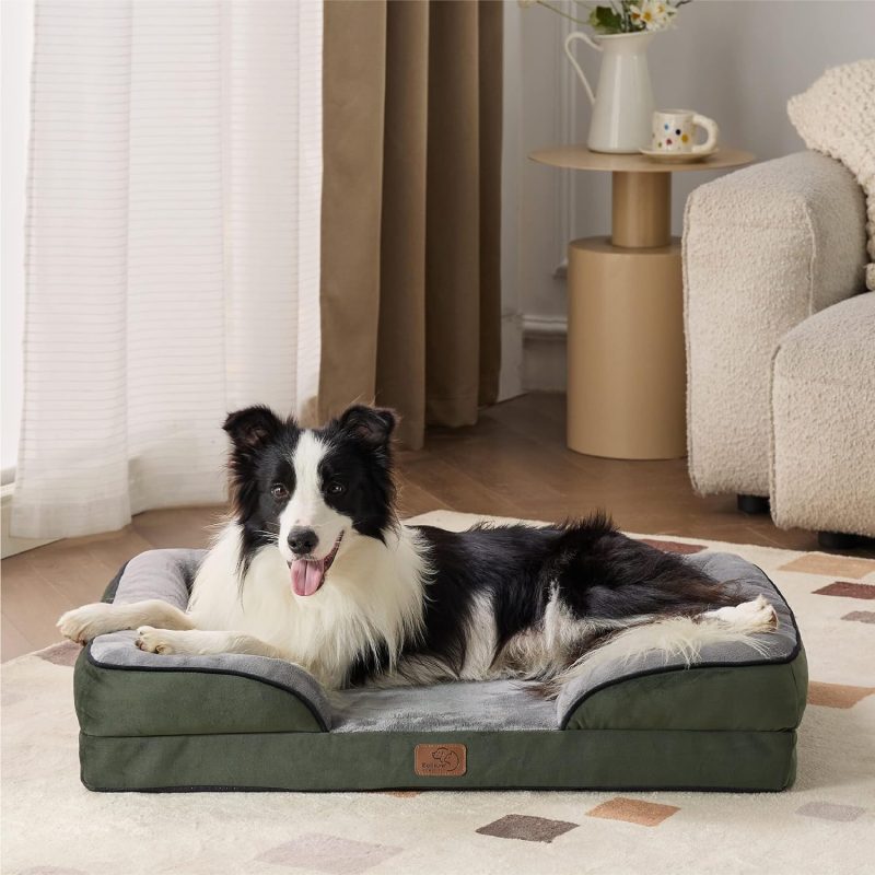 Bedsure Orthopedic Dog Bed for Medium Dogs - Waterproof Dog Sofa Bed Medium, Supportive Foam Pet Couch Bed with Removable - Image 180