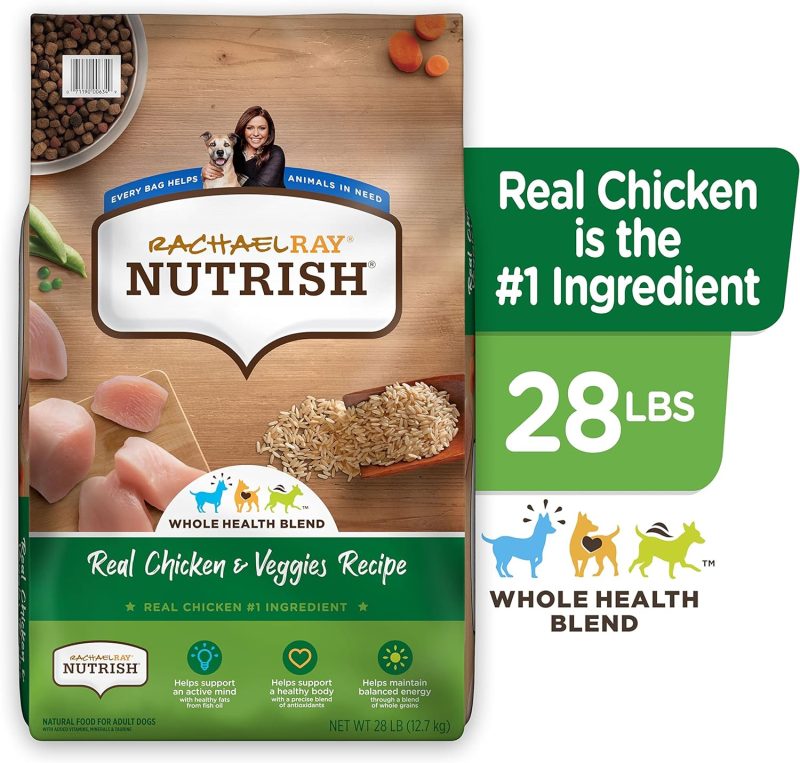 Rachael Ray Nutrish Premium Natural Dry Dog Food, Real Beef, Pea, & Brown Rice Recipe, 40 Pound Bag (Packaging May Vary) - Image 105