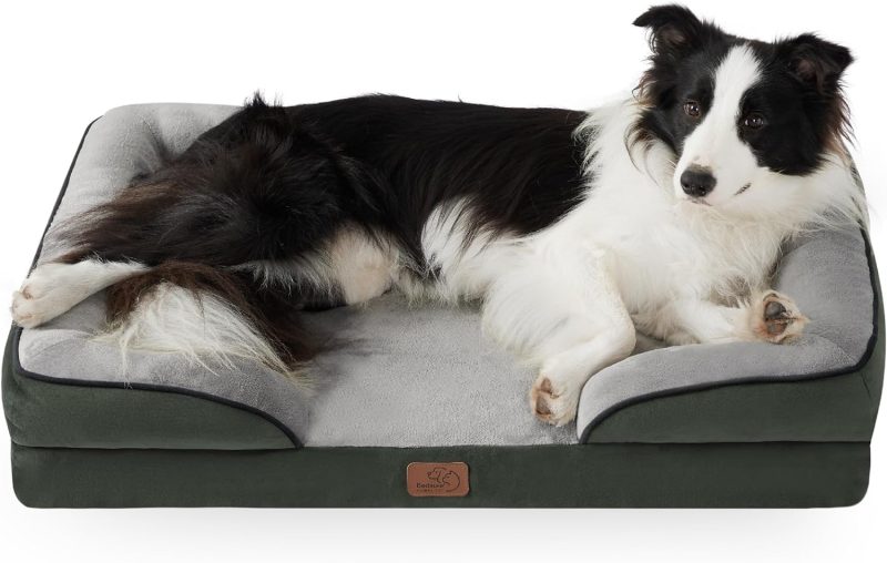 Bedsure Orthopedic Dog Bed for Medium Dogs - Waterproof Dog Sofa Bed Medium, Supportive Foam Pet Couch Bed with Removable - Image 177