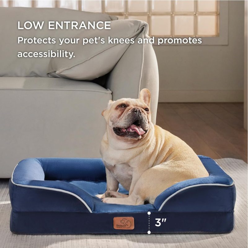 Bedsure Orthopedic Dog Bed for Medium Dogs - Waterproof Dog Sofa Bed Medium, Supportive Foam Pet Couch Bed with Removable - Image 303
