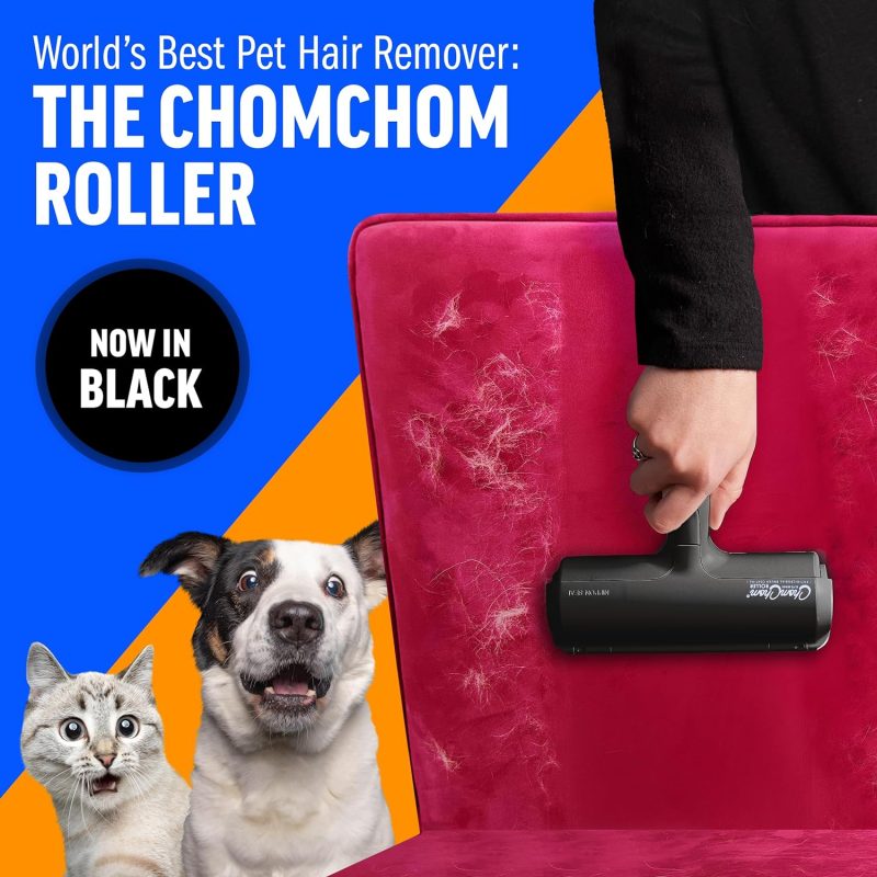Chom Chom Roller Pet Hair Remover and Reusable Lint Roller - ChomChom Cat and Dog Hair Remover for Furniture, Couch, Carpet, - Image 10