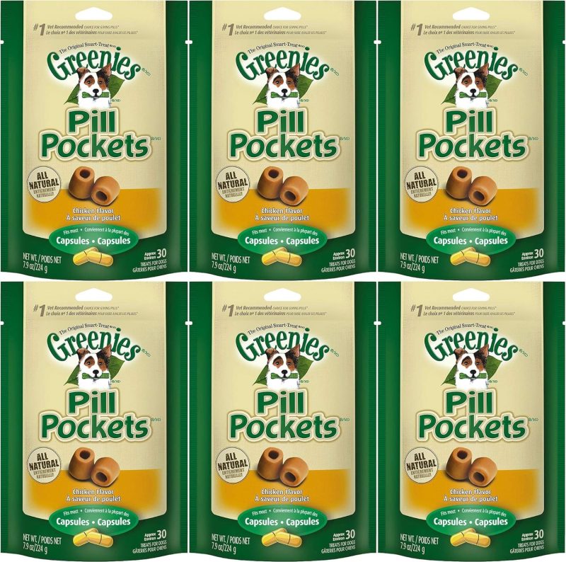 GREENIES PILL POCKETS Capsule Size Natural Dog Treats Chicken Flavor, 15.8 oz. Value Pack (60 Treats) - Image 10