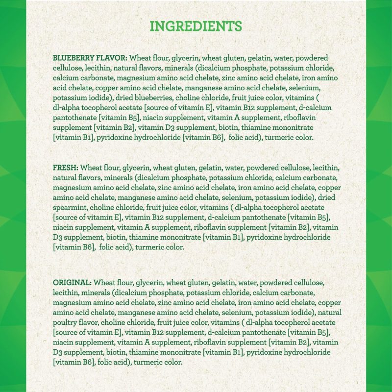 GREENIES Original Regular Natural Dog Dental Chews Oral Health Dog Treats, 36 Count (Pack of 1) - Image 174