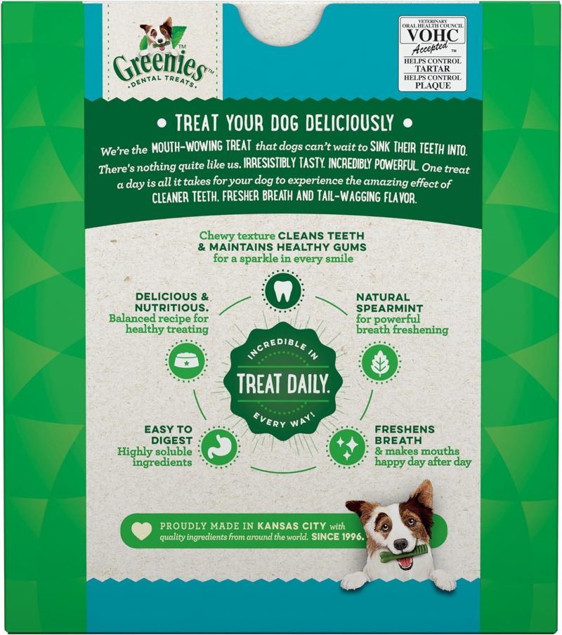 GREENIES Original Regular Natural Dog Dental Chews Oral Health Dog Treats, 36 Count (Pack of 1) - Image 180