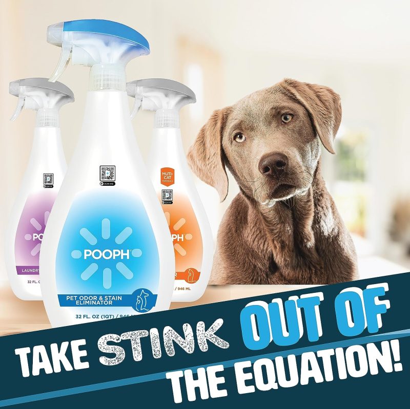 Pooph Pet Odor Eliminator, 32oz Spray - Dismantles Odors on a Molecular Basis, Dogs, Cats, Freshener, Urine, Poop, Pee, - Image 2