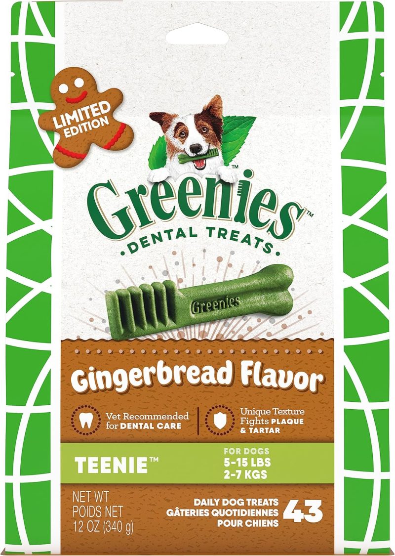 GREENIES Original Regular Natural Dog Dental Chews Oral Health Dog Treats, 36 Count (Pack of 1) - Image 190