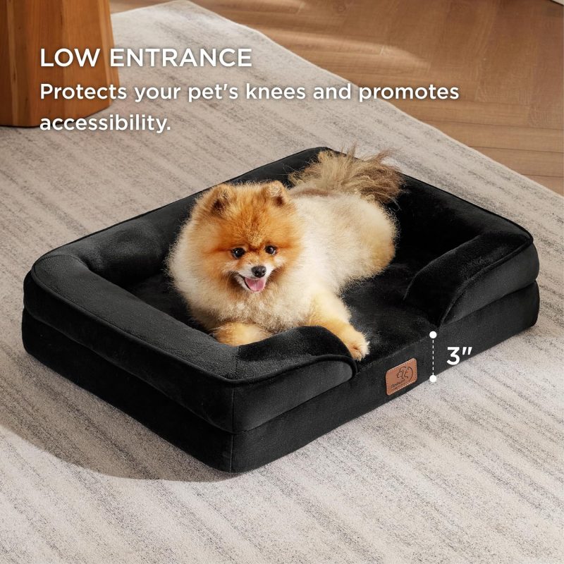 Bedsure Orthopedic Dog Bed for Medium Dogs - Waterproof Dog Sofa Bed Medium, Supportive Foam Pet Couch Bed with Removable - Image 143