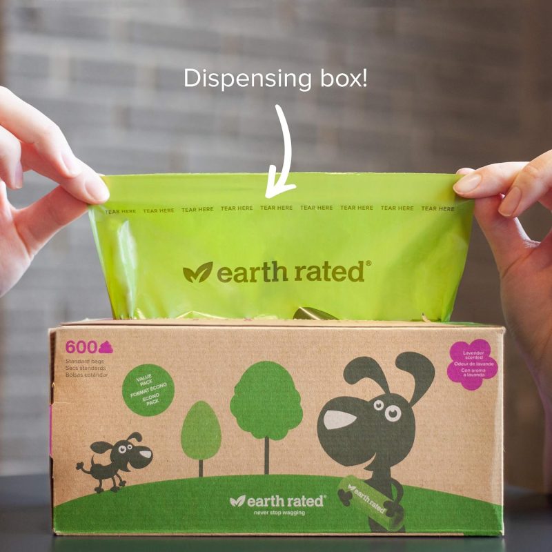 Earth Rated Dog Poop Bags, New Look, Guaranteed Leak Proof and Extra Thick Waste Bag Refill Rolls For Dogs, Lavender Scented, - Image 17