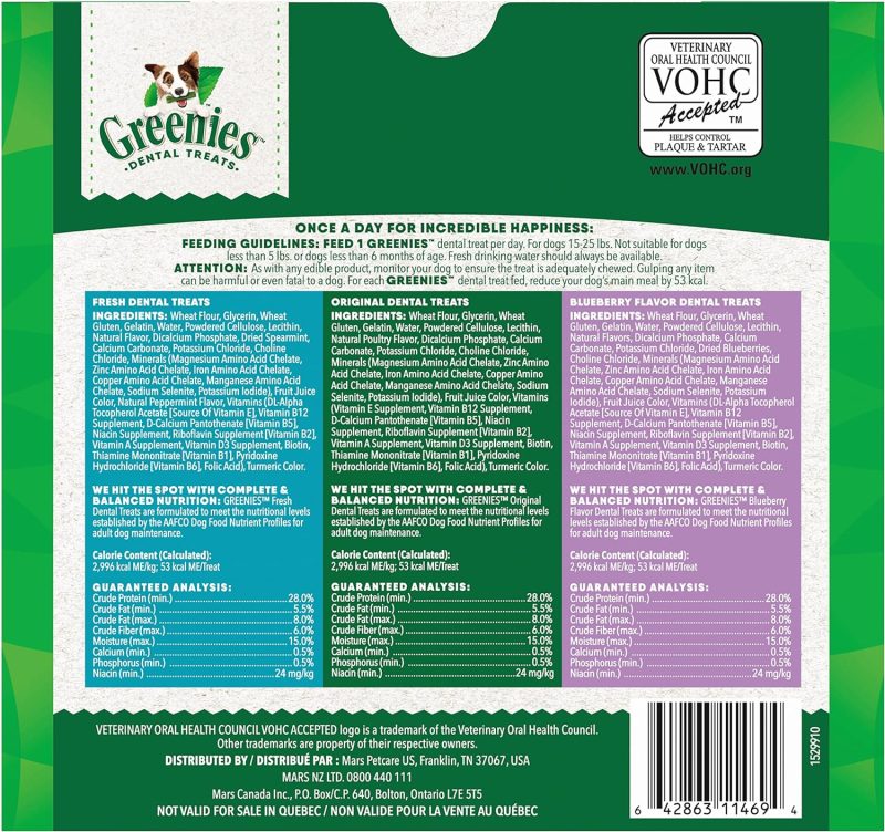 GREENIES Original Regular Natural Dog Dental Chews Oral Health Dog Treats, 36 Count (Pack of 1) - Image 45