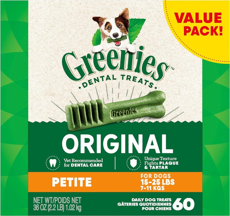 GREENIES Original Regular Natural Dog Dental Chews Oral Health Dog Treats, 36 Count (Pack of 1) - Image 107