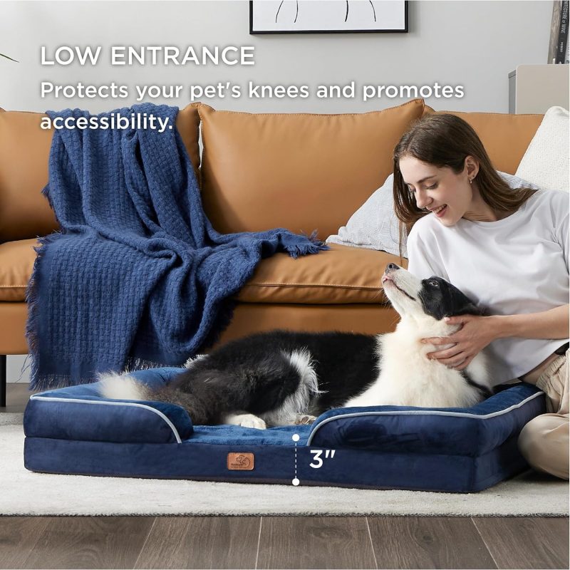 Bedsure Orthopedic Dog Bed for Medium Dogs - Waterproof Dog Sofa Bed Medium, Supportive Foam Pet Couch Bed with Removable - Image 280