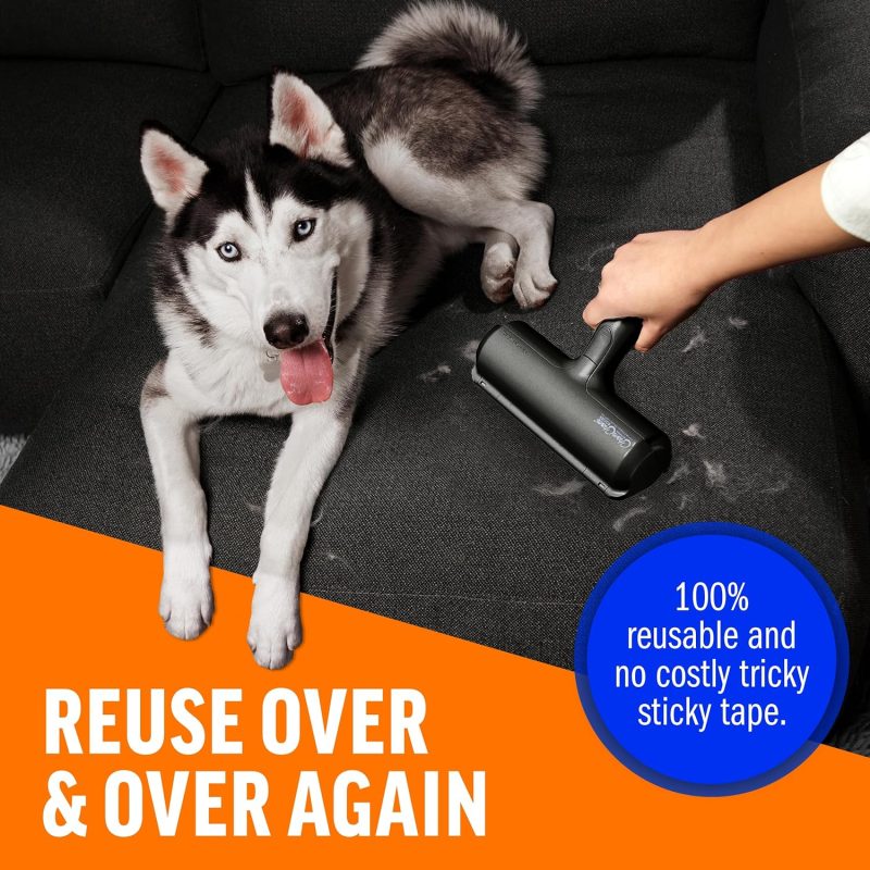 Chom Chom Roller Pet Hair Remover and Reusable Lint Roller - ChomChom Cat and Dog Hair Remover for Furniture, Couch, Carpet, - Image 12