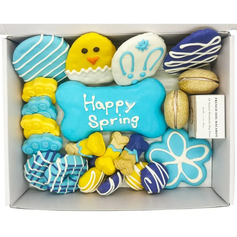 Spring Themed Dog Treats Gift Box - Image 2