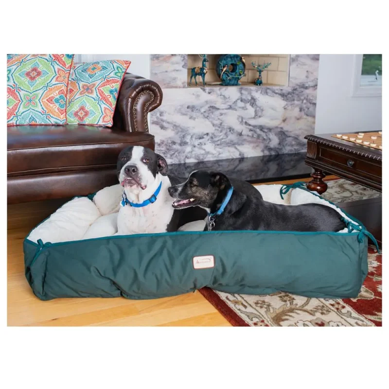 Armarkat Model D04HML/MB-X Extra Large Green & Ivory Pet Bed and Mat - Image 9