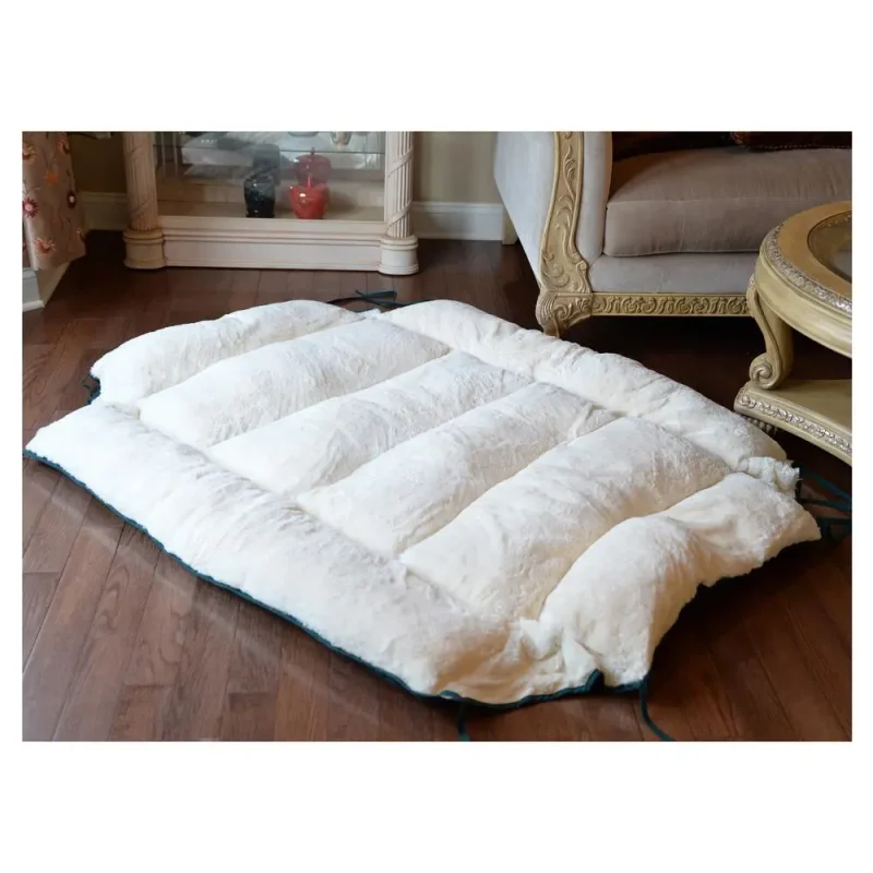 Armarkat Model D04HML/MB-X Extra Large Green & Ivory Pet Bed and Mat - Image 14